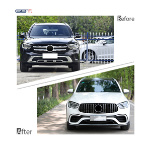 Accessoires de pare-chocs avant et arrière GBT Brand Mercedes <span class=keywords><strong>GLC</strong></span> 63, modèle ancien et <span class=keywords><strong>nouveau</strong></span>, compatibles avec Mercedes Benz <span class=keywords><strong>GLC</strong></span> Coupé W253 2020 et plus, kit carrosserie - Product Image 3