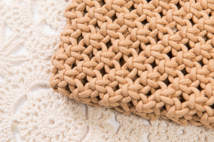 Women's Solid Color Large Capacity Clutch Bag Straw Hand-crocheted Beach Tote Shoulder Messenger Crossbody Handbag Drop Shipping - Product Image 2