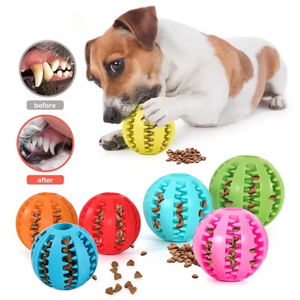 Juguetes Masticables de Goma Ultra Resistentes y Ecológicos para Entrenamiento de Mascotas, Dispensador de Comida para Perros, Cepillo de Dientes, Pelota para Golosinas, Accesorios al por Mayor - Product Image 1