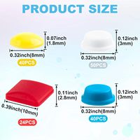 Points de bosse pour malvoyants, formes de tailles mixtes Aides à la basse vision Autocollants tactiles Aides en braille pour aveugles, basse vision, personnes âgées