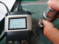 Jauge d'épaisseur de paroi à ultrasons portable numérique Jauge de vitesse à ultrasons TG-1000