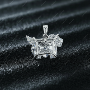 Ideas de regalos de Navidad de plata 925 para mamá, esposa, marido, colgantes y dijes de joyería fina de diamantes únicos y personalizados, perro Norwich Terrier - Product Image 1