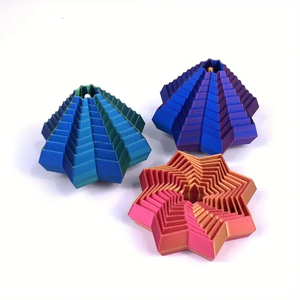Juguete Antiestrés Creativo Impreso en 3D con Forma de Estrella Pequeña, Modelo Unisex para Niños, Adorno de Plástico con Temática Animal - Product Image 3