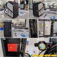 Mesin Pembersih Kayu Mode Pulsa JPT 200W Mesin Pembersih Laser Genggam Menghilangkan Cat Logam Kayu Mesin Penghilang Cat