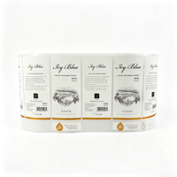Étiquettes de bouteille de vin en vinyle imperméable imprimées sur mesure, autocollant adhésif en rouleau avec formes personnalisées pour vin glacé et vin blanc