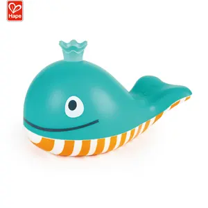 漂浮的海动物橡胶气泡吹鲸鱼洗澡玩水泡婴儿玩具