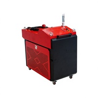 Industrielle Laserreinigungsmaschine mit Heberingen für die Rostentfernung von riesigen Schiffsrümpfen und Stahlträgern