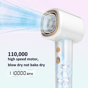 Sèche-cheveux à air chaud Bldc portable, électrique, professionnel, haute vitesse, ions négatifs, pour salon, avec diffuseur - Product Image 2