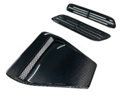 De fibra de carbono en el capó para 2008-2015 Mitsubishi Lancer Evo X