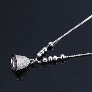 सरल s925 स्टर्लिंग चांदी भारतीय नृत्य बेल ऐनलेट चेन फैशन महिला - Product Image 4