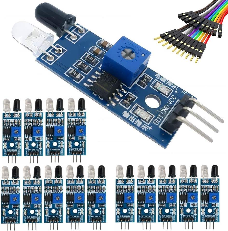 Ir Emitter Module Photoelectric Infrared Emitter and Ir Receiver Diode Obstacle Infrared ...