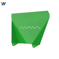 Pièces estampées métalliques YW Hardware sur mesure pour moissonneuses-batteuses : couvercles de tambour de décorticage, parois latérales de réservoir à grains, boîtiers d'alimentation, plaques inférieures