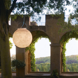Lámpara colgante esférica LED decorativa para exteriores, impermeable, con forma de luna, para jardín, patio, villa - Product Image 4