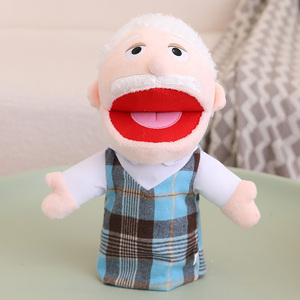 Famille humaine en peluche marionnettes <span class=keywords><strong>à</strong></span> <span class=keywords><strong>main</strong></span> bébé histoire <span class=keywords><strong>Ventriloque</strong></span> poupée pour enfants spectacle de marionnettes apprentissage précoce enfants en peluche - Product Image 4