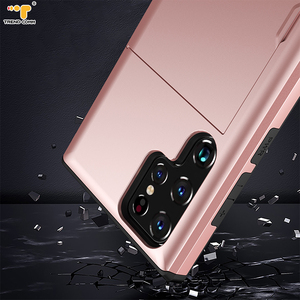 Funda con ranura para tarjeta de Crédito 2 en 1, para Samsung Galaxy S23/S23 ultra S23 Plus TPU + PC, Cubierta <span class=keywords><strong>del</strong></span> teléfono móvil - Product Image 6