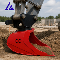 Bucket Penggali Hidrolik Berputar Tugas Berat Berkinerja Tinggi 2200mm 0.90m³ untuk Proyek Excavator PC220