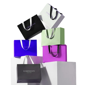 Luxury <b>White</b> <b>Paper</b> <b>Bag</b> Custom Printed Logo Personalized Shopping Gift <b>Paper</b> <b>Bags</b> With Your Own Logo And Your Size - Product Image 5
