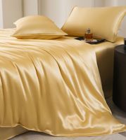 Nouvel ensemble de draps-housses imprimés personnalisables, réversibles, résistants à l'eau, couleur rouge, pour toutes les saisons, en coton biologique