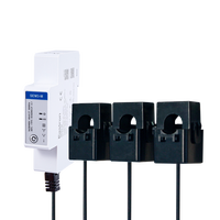 Compteur d'énergie Eastron SEM3-M-2 triphasé avec connexion CT RS485 Modbus RTU sur rail DIN pour surveillance bidirectionnelle des systèmes solaires photovoltaïques