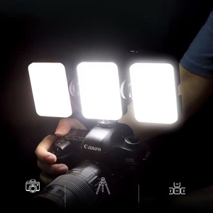 Mini Luce Portatile per Fotocamera per Streaming <span class=keywords><strong>Live</strong></span> e Fotografia, Temperatura Colore Regolabile 2500-9000K, Potenziamento Luminosità per Cellulare - Product Image 3