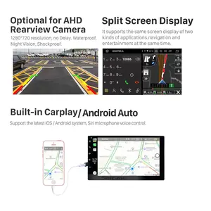9 "Android 12.0 GPS navigasyon radyo Volvo XC60 2008-2016 dokunmatik ekran araba stereo ile WIFI Carplay destek DVR DAB +