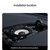 Haut-parleur central Plug and Play sans découpe, monté sur le tableau de bord central pour Volvo XC60 2017-2025