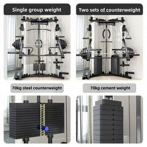 Matériel de fitness de haute qualité en acier, machine Smith multifonctionnelle, rack de musculation demi-pouvoir, écologique, marque SK - Product Image 5