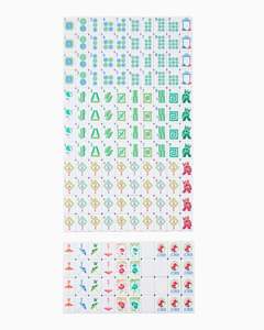 Juego de fichas de mahjong americanas de lujo, nuevas, de acrílico 160, impresas con UV y grabadas, para juegos en casa y de viaje. - Product Image 4