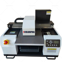 IColorPro A3 Flatbed UV Printer UV Kristal Printer Label UV pencetak Film DTF UV untuk kayu/kaca/logam/mesin Plotter akrilik