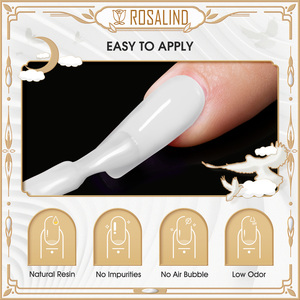 Rosalind-Conjunto de esmaltes de uñas de gel de larga duración, esmalte de uñas de gel de colores <span class=keywords><strong>pastel</strong></span>, personalizado, reflectante, <span class=keywords><strong>semipermanente</strong></span>, blanco, rojo - Product Image 5