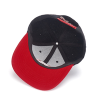 Gorra trucker snapback personalizada de 6 paneles estructurada con parche bordado y visera plana para fabricantes de gorras al por mayor