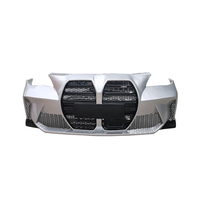 Bumper Mobil untuk BMW Seri 3 E90 320 325 2005-2012 Upgrade Gaya M3 Grille Bumper Depan Body Kit Perakitan Aksesoris Eksterior Mobil