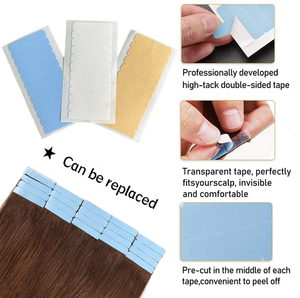 <span class=keywords><strong>Bandes</strong></span> de ruban adhésif double face de qualité exceptionnelle, résistant à l'eau, pour une utilisation avec les perruques Lace Front et les extensions de <span class=keywords><strong>cheveux</strong></span> - Product Image 3