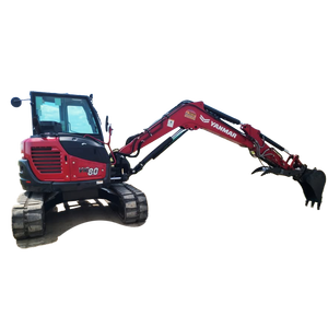 Mini-excavatrice Yanmar Vio80 d'occasion CE EPA, 8 tonnes, fabrication japonaise, système hydraulique, prête pour tous les terrains, expédition avec moteur et pompe - Product Image 4