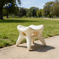 Tabouret de loisirs moderne en fibre de verre en forme de dent, design créatif, couleur personnalisable, durable, pour salon, bar, hôtel, appartement, salle de sport
