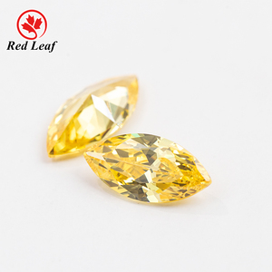 Pierre de zircone cubique taille marquise Redleaf à <span class=keywords><strong>prix</strong></span> abordable, grenat rose jaune, pierre CZ rouge, pierres en vrac, <span class=keywords><strong>prix</strong></span> de gros - Product Image 4