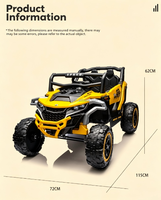 Grosir Mobil Listrik Pantai 2 Kursi untuk Anak dengan Pengaturan Kecepatan Tinggi/Rendah & Lampu Atap Bergaya, Aman, untuk Anak Laki-laki dan Perempuan.