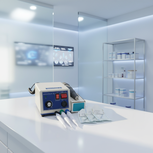 Kit de base d'implantation capillaire Microbeats FUE avec machine d'extraction capillaire électrique en acier, implanteur et punch FUE - Product Image 4