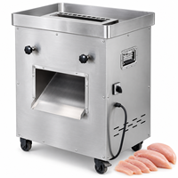 Trancheuse verticale pour bœuf et porc, idéale pour les boucheries et l'industrie agroalimentaire