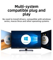 Câble convertisseur de disque dur SATA Type-C/USB 3.0, adaptateur 2 en 1, 5 Gbps, haute vitesse, matériau PVC, conducteur en cuivre pur, SATA 2,5 pouces