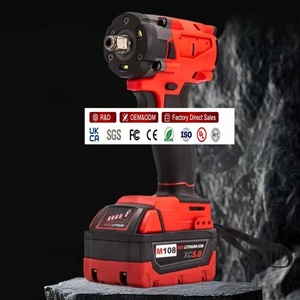 Clé à chocs sans balais <span class=keywords><strong>24V</strong></span> 12A haute puissance, couple maximal 1000Nm, batterie lithium rechargeable, multifonctionnelle, robuste et durable - Product Image 1