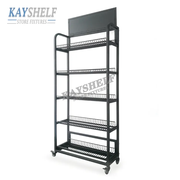 Kayshelf Car Battery Engine Essential Oil Display Stand Metal Rack For Wholesale