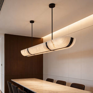 Lámparas de Cobre y Alabastro, Lámparas LED de 3000K, para la Área de Recepción en la Recepción del Restaurante Wine Villa - Product Image 1