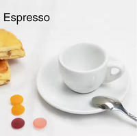 Ensemble de tasses à café en céramique turque de petite capacité classique avec logo personnalisé, provenant de Chine, modèle LW-LN5091802, pour cadeaux d'affaires