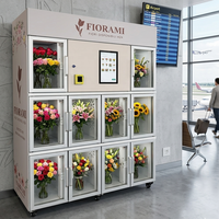 Distributeur automatique de fleurs intelligent JOYVEND, système de refroidissement MDB, libre-service, modulaire, capacité de 10 pièces, extérieur, rue, parc