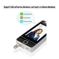 Terminale di Controllo Accessi e Rilevazione Presenze con Riconoscimento Facciale e Impronte Digitali, Server WEB Cloud WIFI ad Alta Velocità