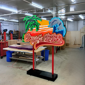 Insegna Luminosa a <span class=keywords><strong>LED</strong></span> per Attività Commerciali, Cartello Pubblicitario su Pilastro, Insegna Pylon a <span class=keywords><strong>LED</strong></span> - Product Image 1