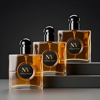 Flacon de parfum en verre de 25 ml, 50 ml, 90 ml, emballage de luxe avec boîte, logo personnalisé, flacon en verre vide, vente en gros, OEM, ODM, flacons de parfum