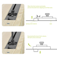 Support de bureau robuste pour ordinateur portable et moniteur avec pieds en bois, rehausseur d'écran, modèle SD-042