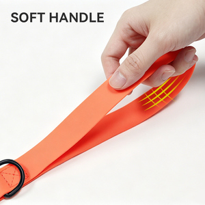 Correa para Perro Ajustable de Doble Bucle a Prueba de Explosiones, Fácil de Controlar, Cinta Resistente Recubierta de PVC con Hebilla Metálica de Liberación Rápida - Product Image 4